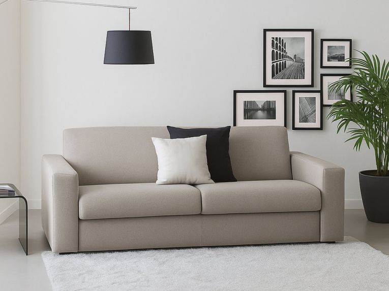 Divano design tortora 200x95x90h cm - Azier