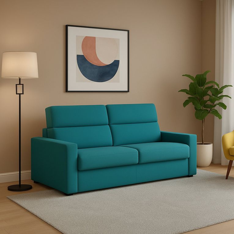 Divano elegante azzurro 180x95x100h cm - Vialfre