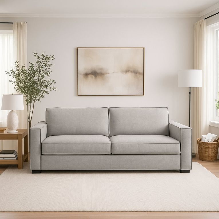 Divano elegante grigio 160x95x90h cm - Aglientu