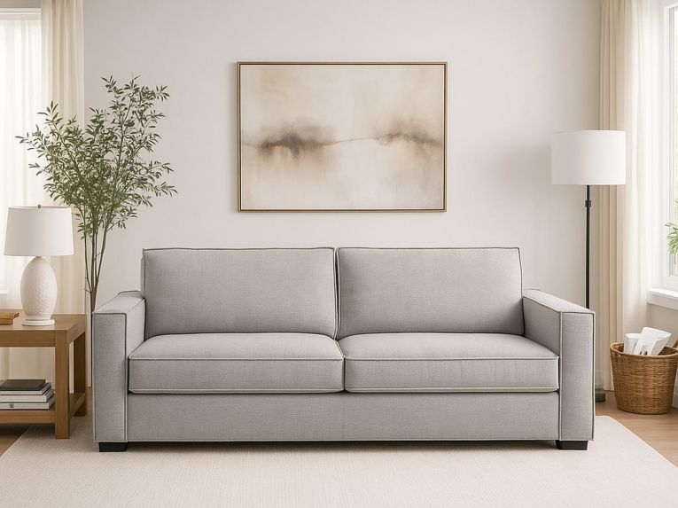 Divano elegante grigio 160x95x90h cm - Aglientu