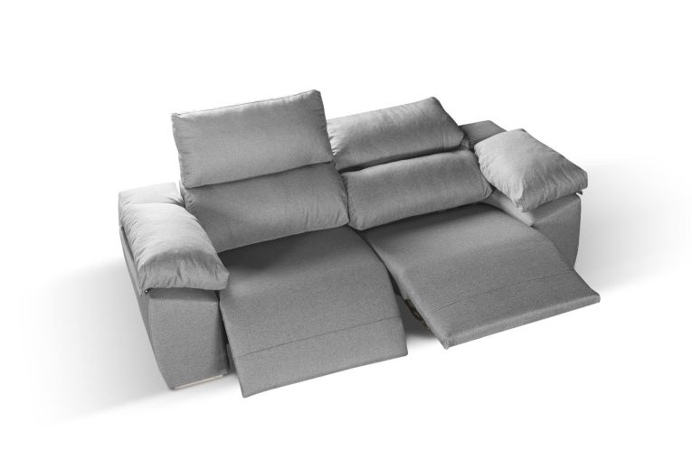 Divano elegante grigio 190x100x100h cm - Assiria