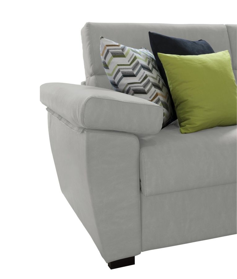 Divano elegante grigio chiaro 225x95x100h cm - Giffone