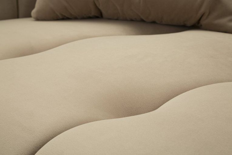 Divano elegante grigio e oro 81x155x71h cm - Gandolfo