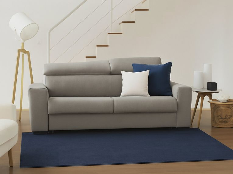 Divano elegante tortora 180x95x85h cm - Nukualofa