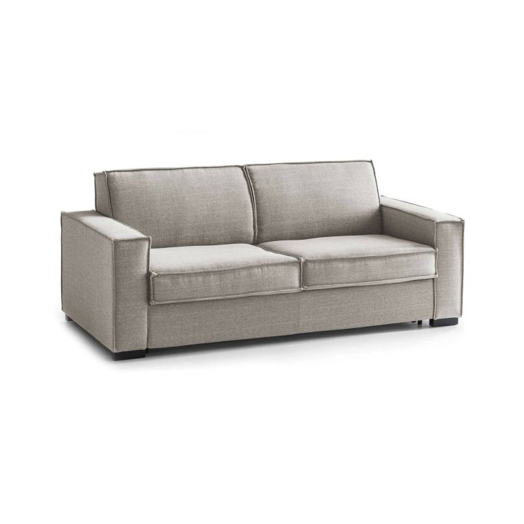 Divano elegante tortora 180x95x90h cm - Arki