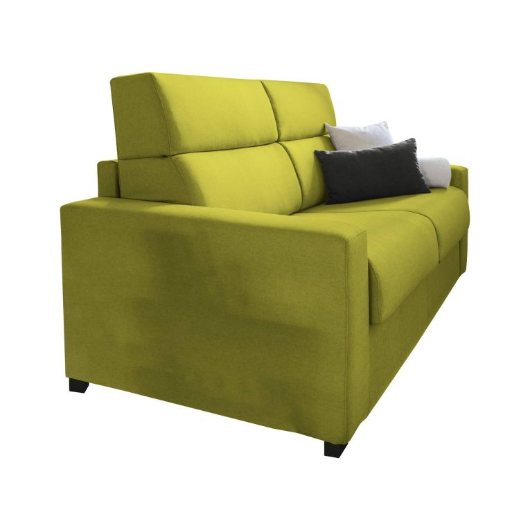 Divano elegante verde 220x95x100h cm - Ozegna