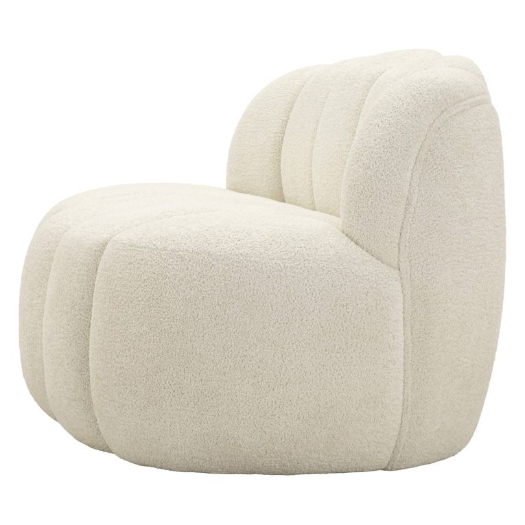 Divano Fisso 2 Posti Bianco Posti a Sedere 2 Materiale Struttura in Legno Nobilitato 82x58x147h cm, Altezza Seduta 40 cm - Alchi