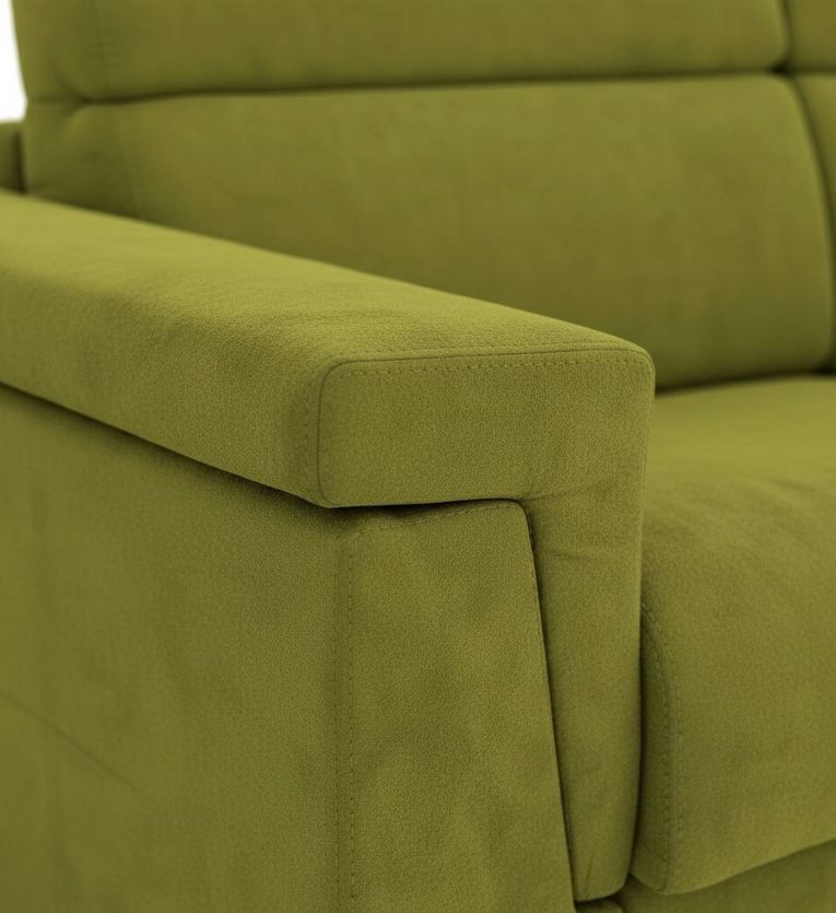 Divano fisso 2 posti Lapio, 185x95 h100 cm, Verde