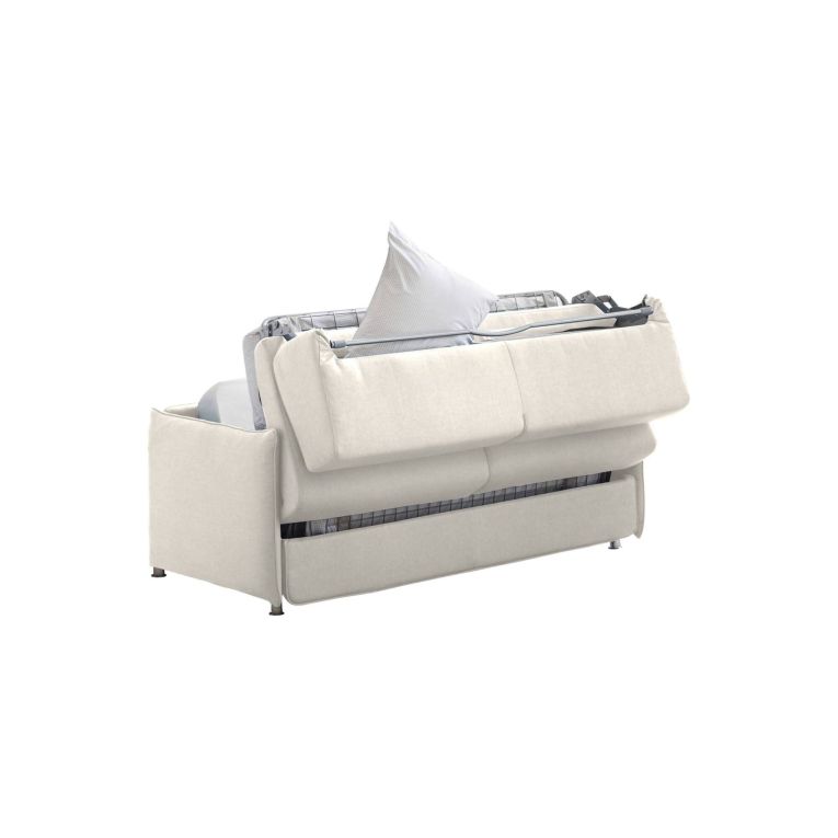 Divano letto 2 piazze beige 160x95cm - Verceia