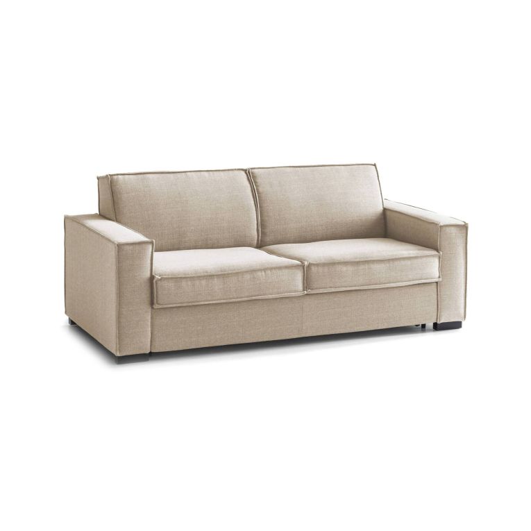 Divano letto 2 piazze beige 200x100cm - Adalberto