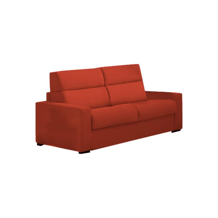 Divano letto 2 posti Casabona, 180x95 h100 cm, Arancione