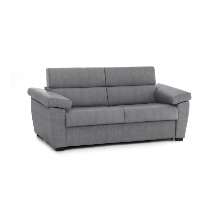Divano letto 2 posti Contrada, 205x95 h100 cm, Grigio