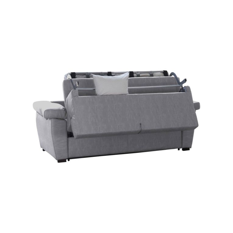 Divano letto 2 posti Contrada, 205x95 h100 cm, Grigio