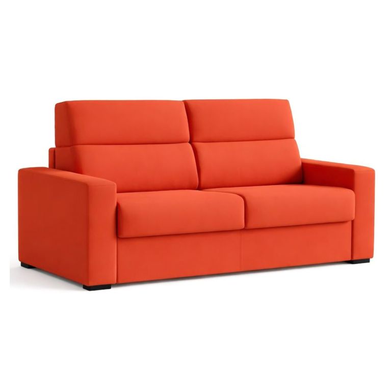 Divano letto 2 posti Ecate, 200x95 h100 cm, Arancione