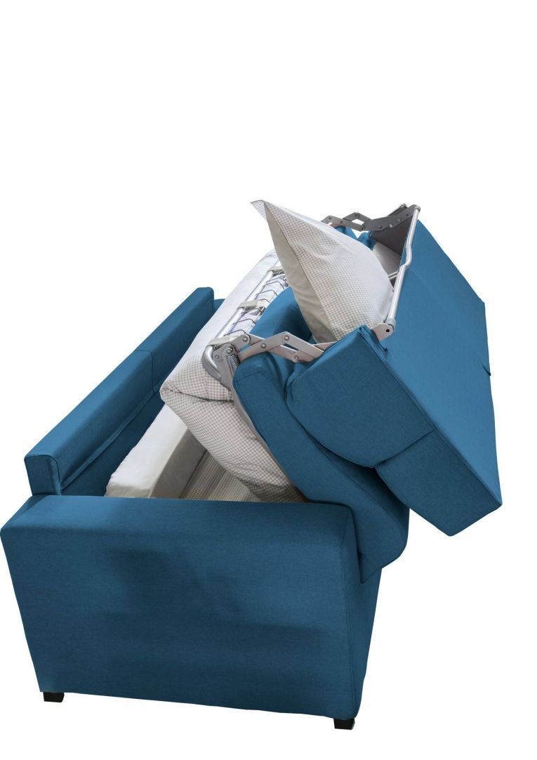 Divano letto 2 posti Ecate, 200x95 h100 cm, Blu