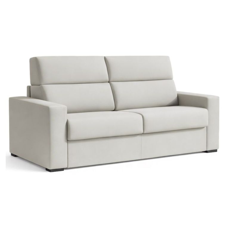 Divano letto 2 posti Ecate, 200x95 h100 cm, Grigio chiaro