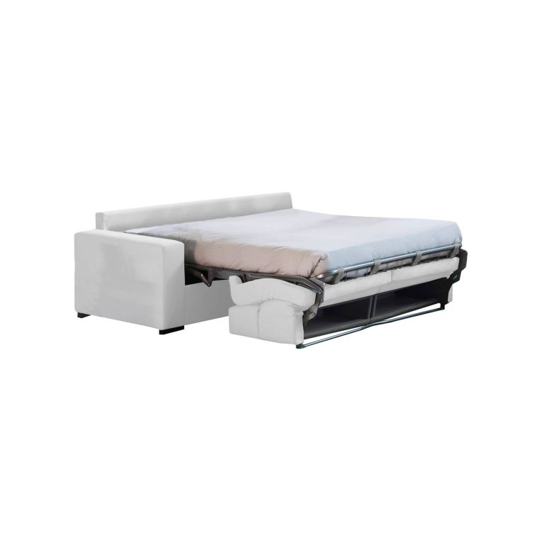 Divano letto 2 posti Ecate, 200x95 h100 cm, Grigio chiaro