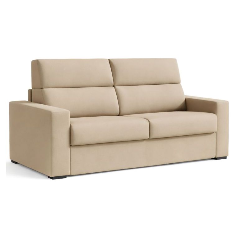 Divano letto 2 posti Ecate, 200x95 h100 cm, Tortora