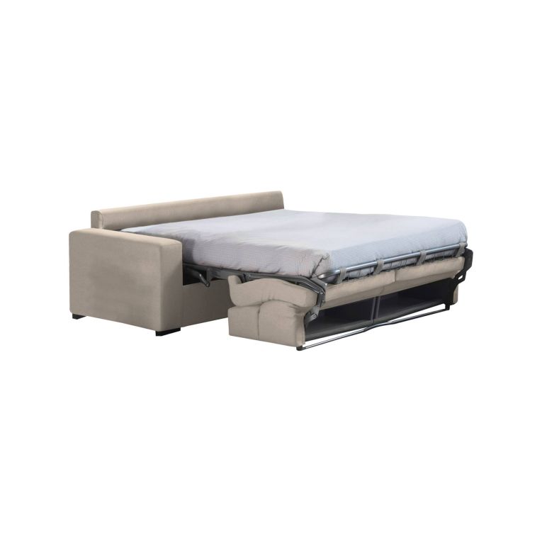 Divano letto 2 posti Ecate, 200x95 h100 cm, Tortora
