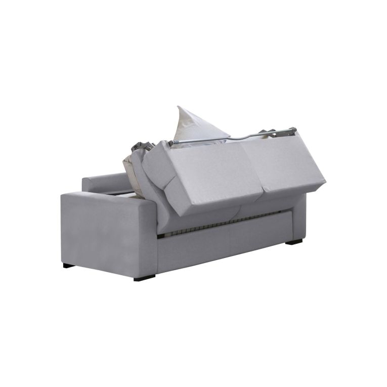 Divano letto 2 posti grigio 180x95cm - Casabona