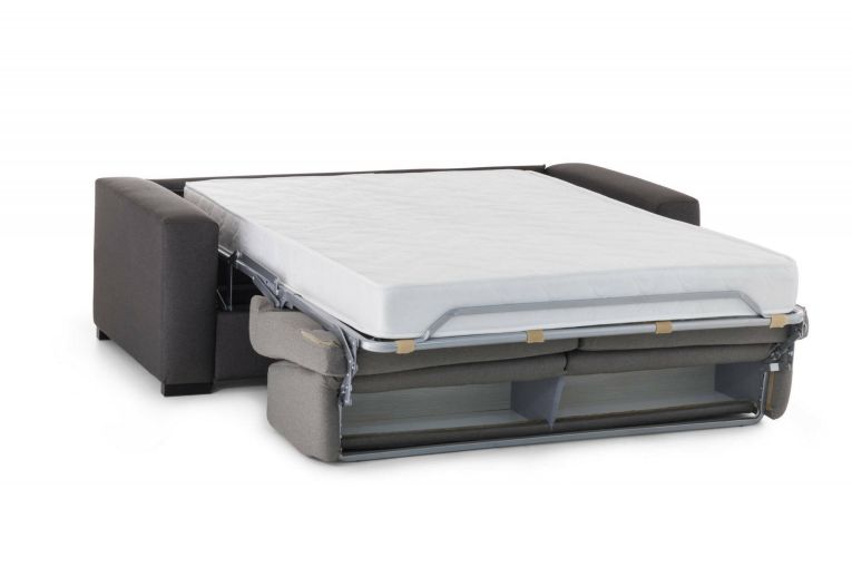Divano letto 2 posti grigio e antracite 200x95cm - Andymion