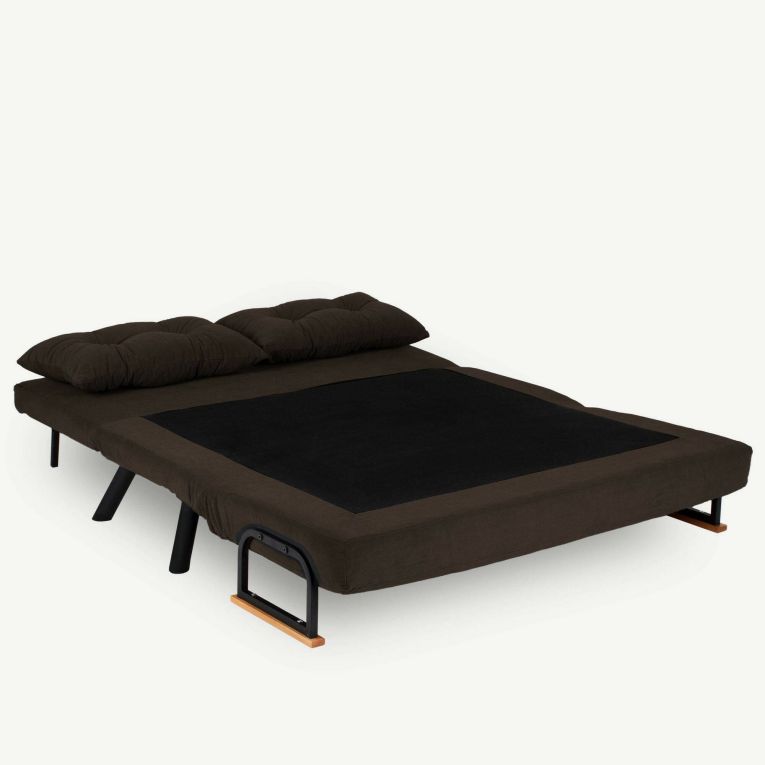 Divano letto 2 posti marrone 133x78cm - Calvin