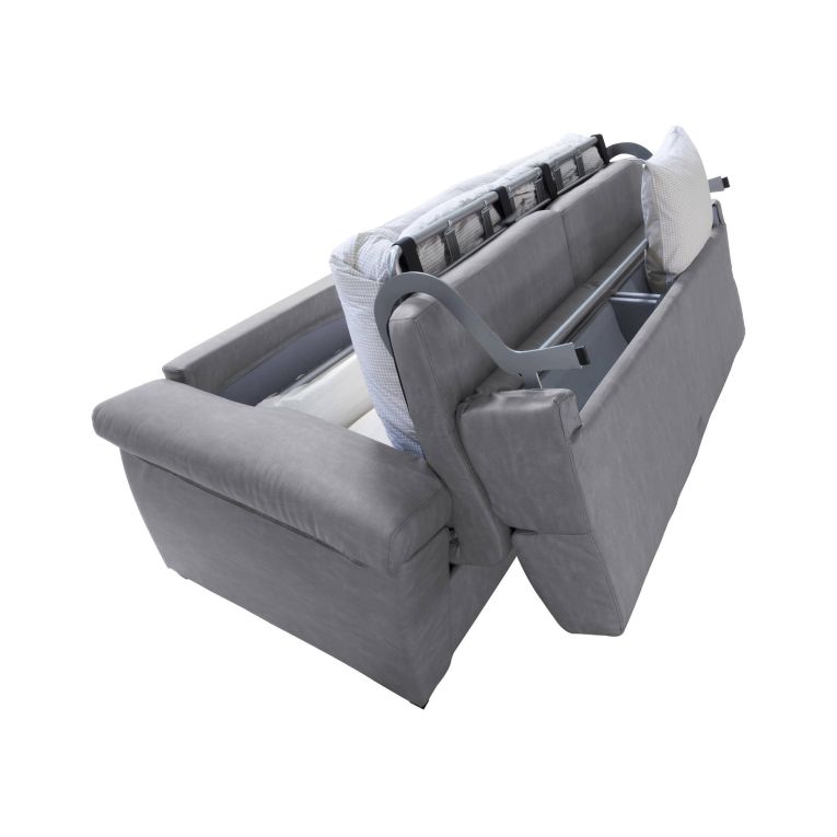 Divano letto 2 posti Salorno, 185x95 h100 cm, Grigio