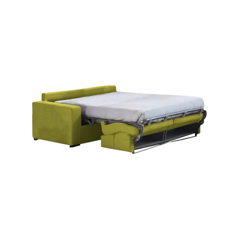 Divano letto 2 posti verde 180x95cm - None