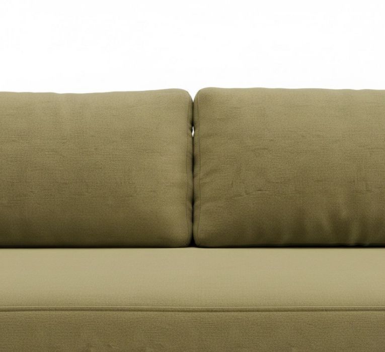 Divano Letto 2 Posti Verde Chiaro Contenitore Cuscini Sfoderabili 210x106 cm, Reclinabile - Brugnato