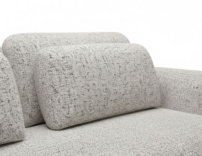 Divano Letto 3 Posti Beige Chiaro Contenitore di Apertura a Libro 266x121 cm, Reclinabile - Sessame
