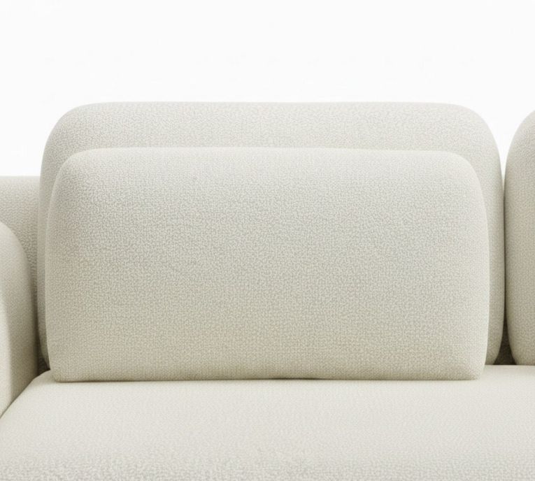 Divano Letto 3 Posti Bianco Crema Contenitore di Apertura a Libro 266x121 cm, Reclinabile - Sessame