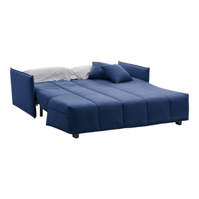 Divano letto 3 posti blu 190x90cm - Ardis
