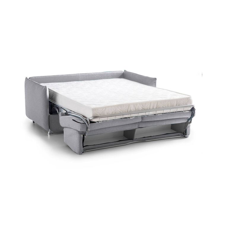 Divano letto 3 posti Cecina, 200x95 h90 cm, Grigio