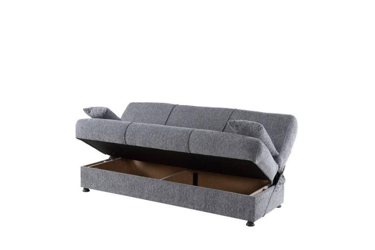 Divano letto 3 posti grigio 180x81cm - Arachide