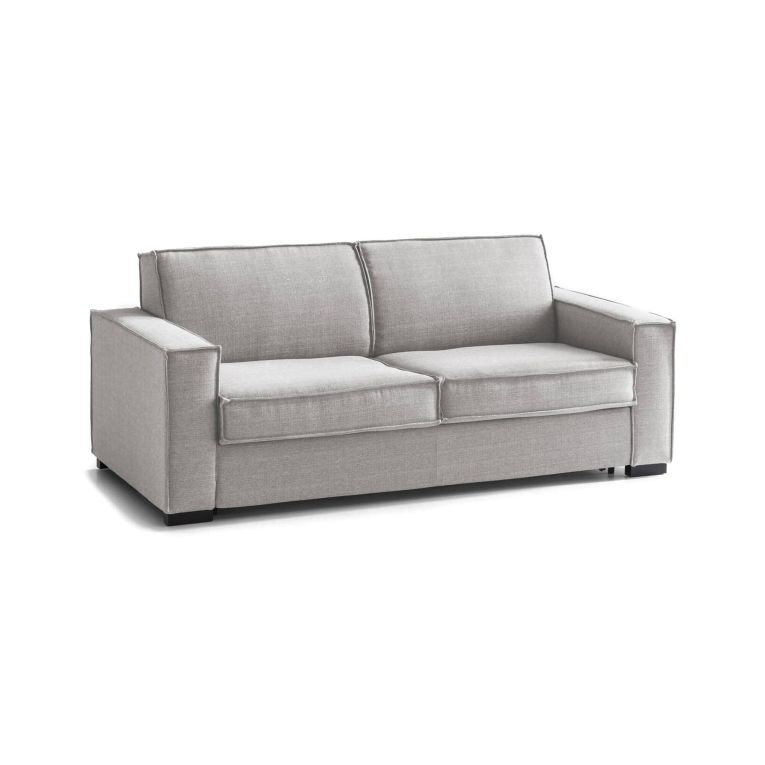 Divano letto 3 posti grigio 220x95cm - Asteroide