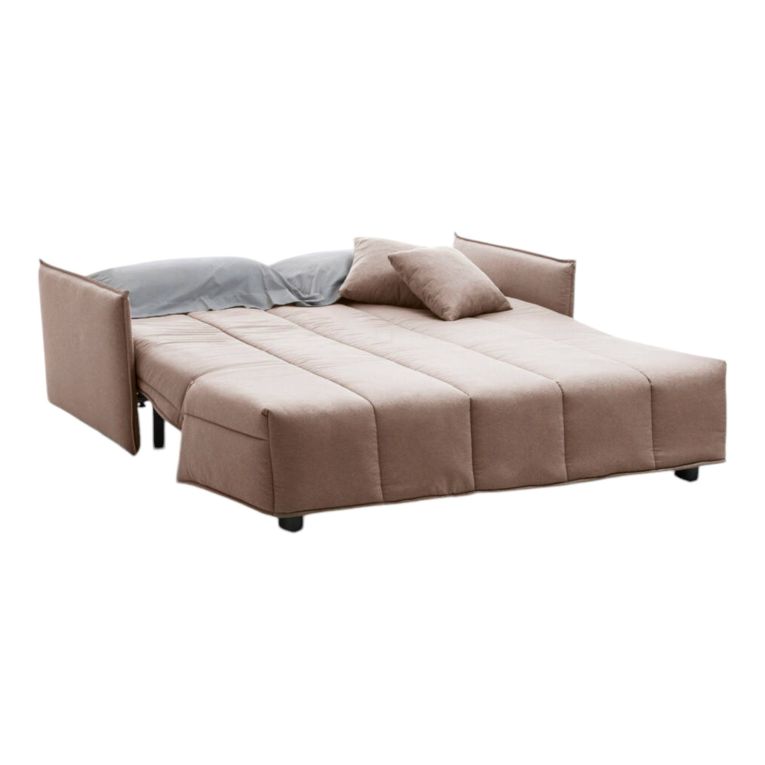 Divano letto 3 posti tortora 190x90cm - Ardis