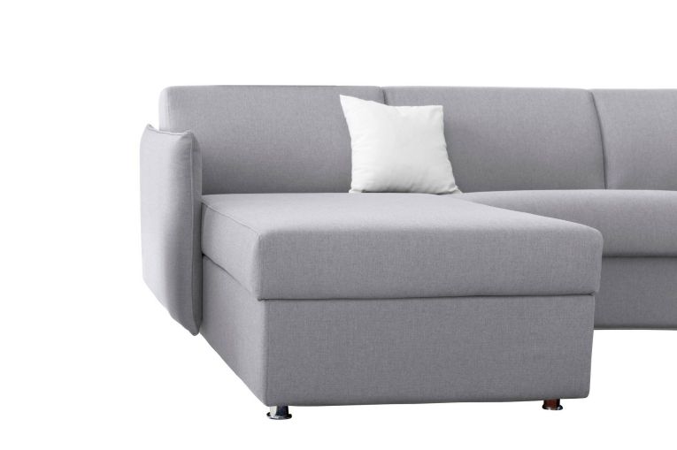 Divano letto 4 posti grigio 260x160cm - Sumirago