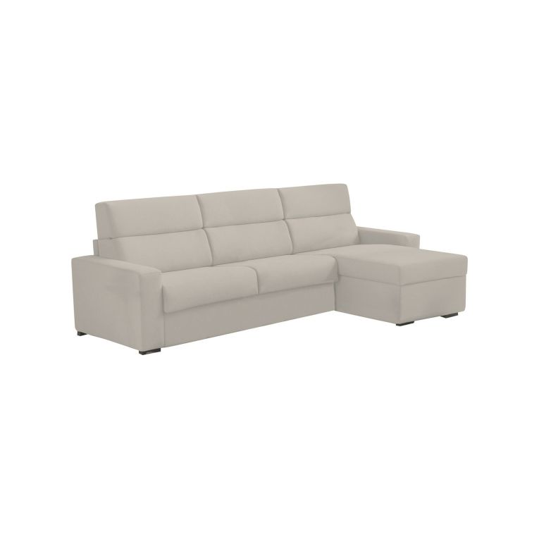 Divano letto angolare beige 280x160cm - Celleno