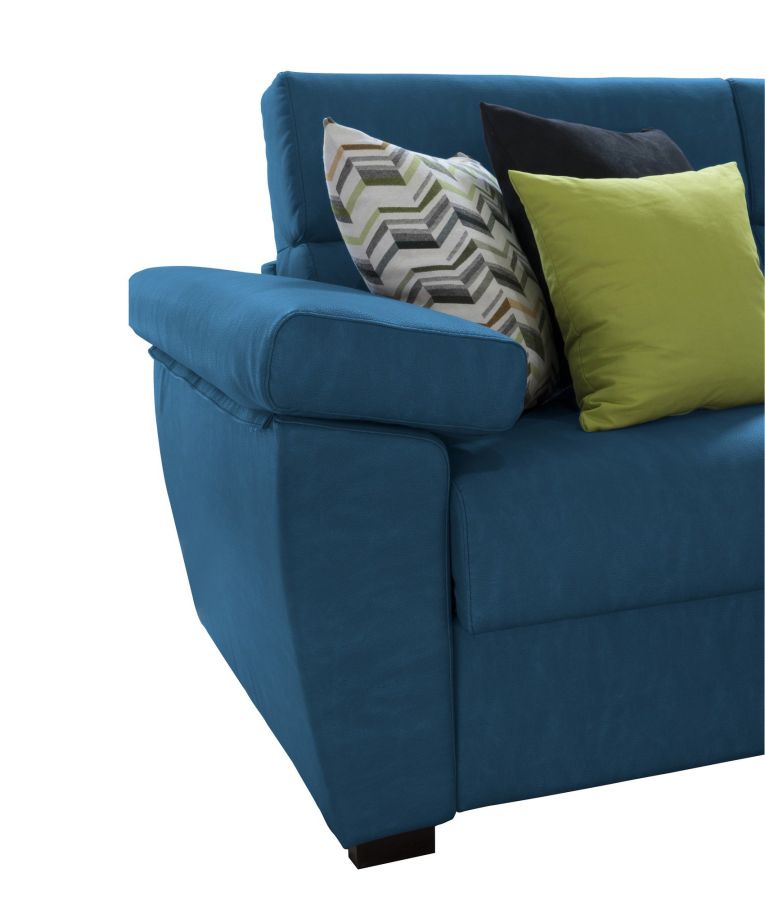 Divano letto angolare blu 285x160cm - Tolle