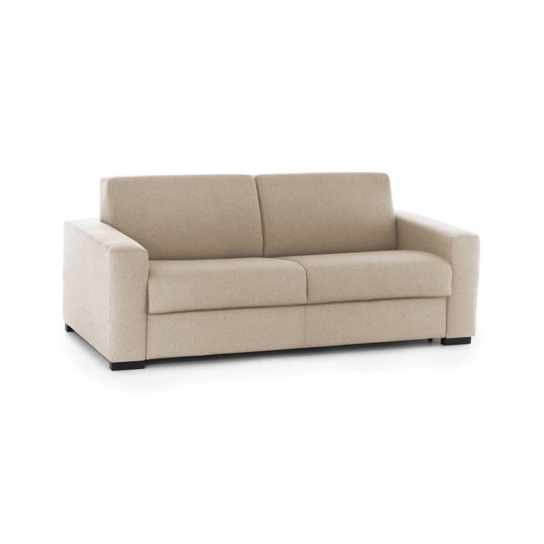 Divano letto certificato beige 180x95cm - Asimi