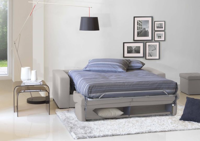 Divano letto classico grigio 180x95cm - Asimi