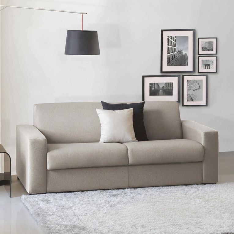 Divano letto classico tortora 180x95cm - Akito