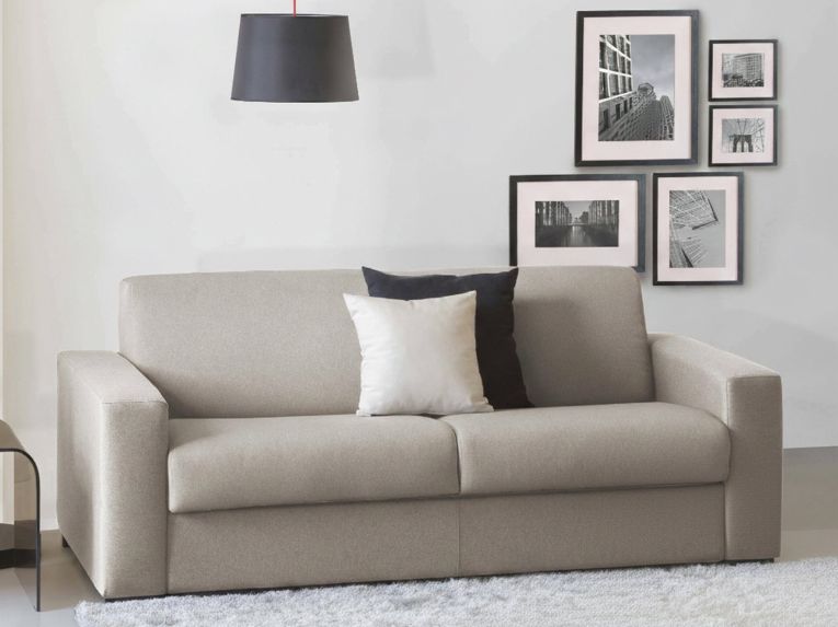 Divano letto classico tortora 180x95cm - Akito
