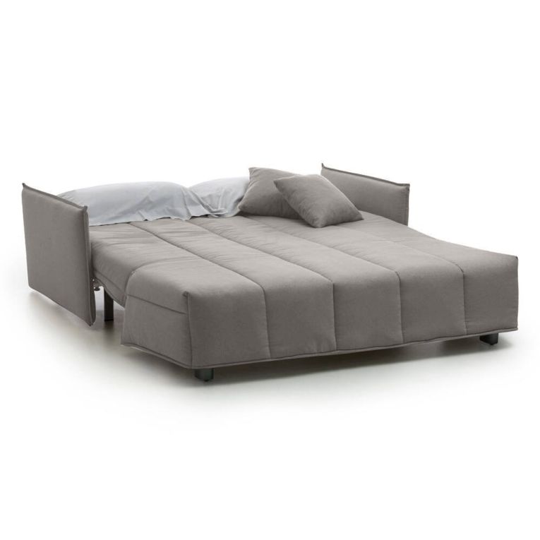 Divano letto comodo grigio 125x90cm - Ariska