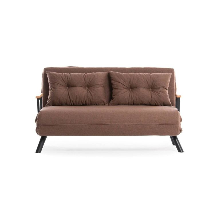 Divano letto comodo sabbia 133x78cm - Calvin
