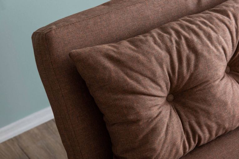 Divano letto comodo sabbia 133x78cm - Calvin