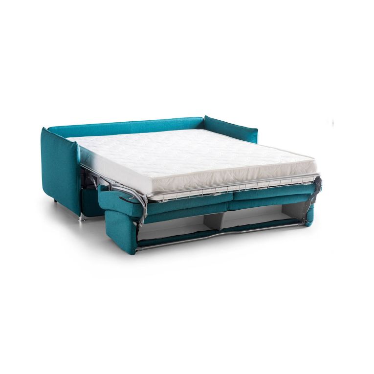 Divano letto compatto azzurro 180x95cm - Trissino