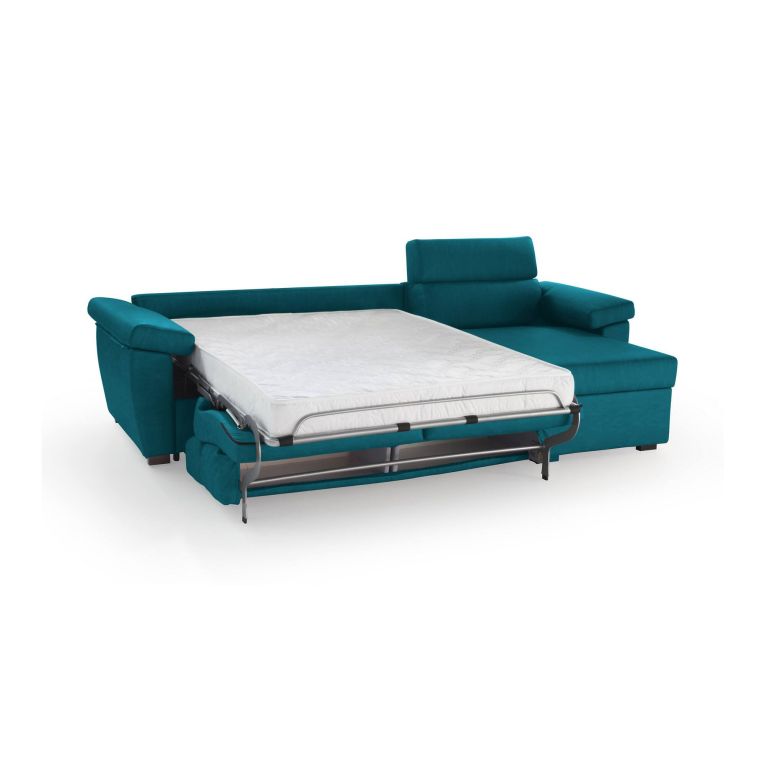 Divano letto compatto azzurro 285x160cm - Tolle