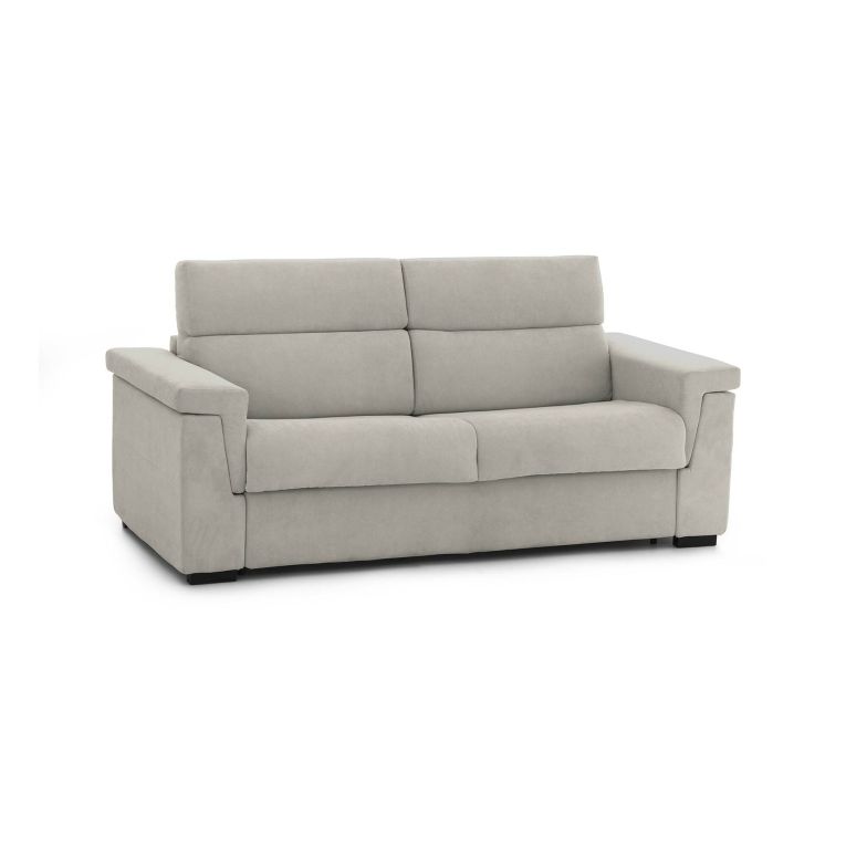 Divano letto compatto beige 225x95cm - Nus