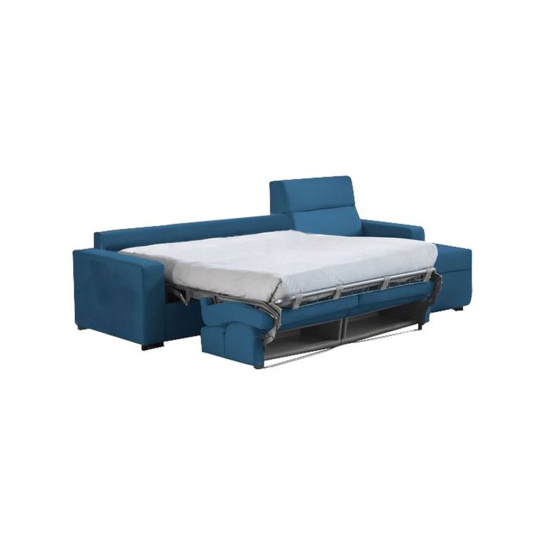 Divano letto compatto blu 280x160cm - Celleno
